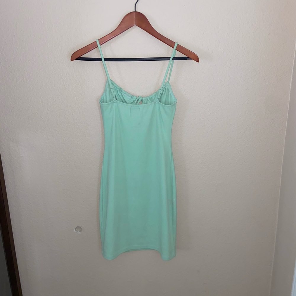 Green Princess Polly mini dress y2k bodycon street wear formal going out vibes - Picture 13 of 16